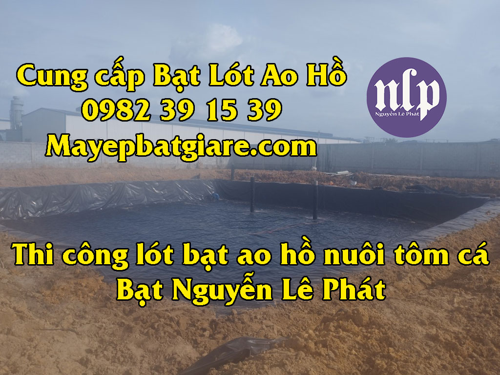 Bạt Lót Hồ HDPE