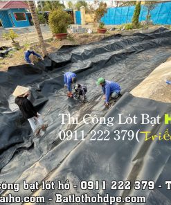 Thi công bạt hồ HDPE giá rẻ