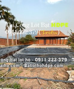 Thi công hồ cảnh quan sinh thái